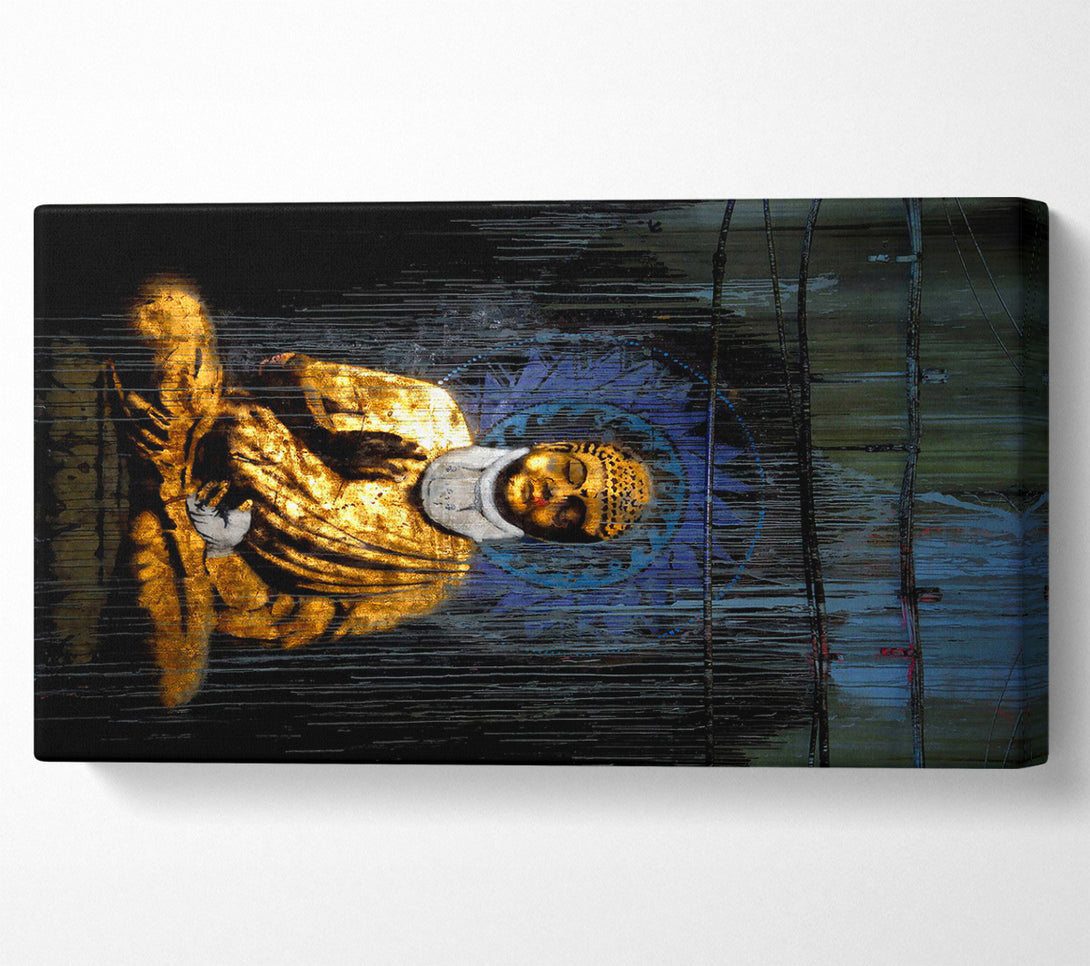  A Canvas Print of Banksy Buddha Canvas Print