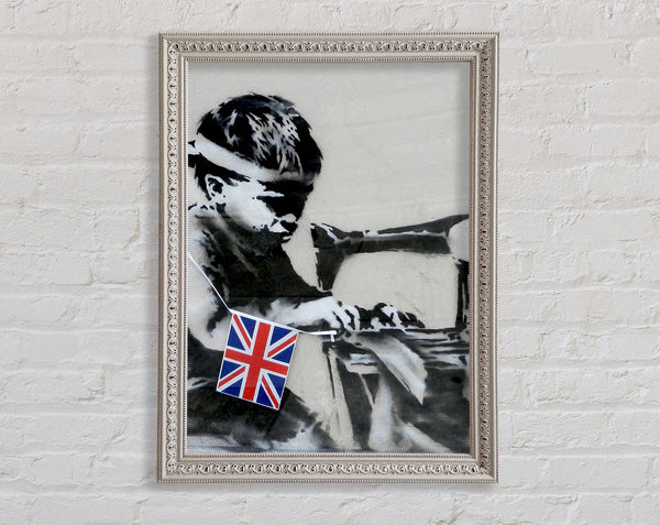 Banksy Child Labour Framed Print