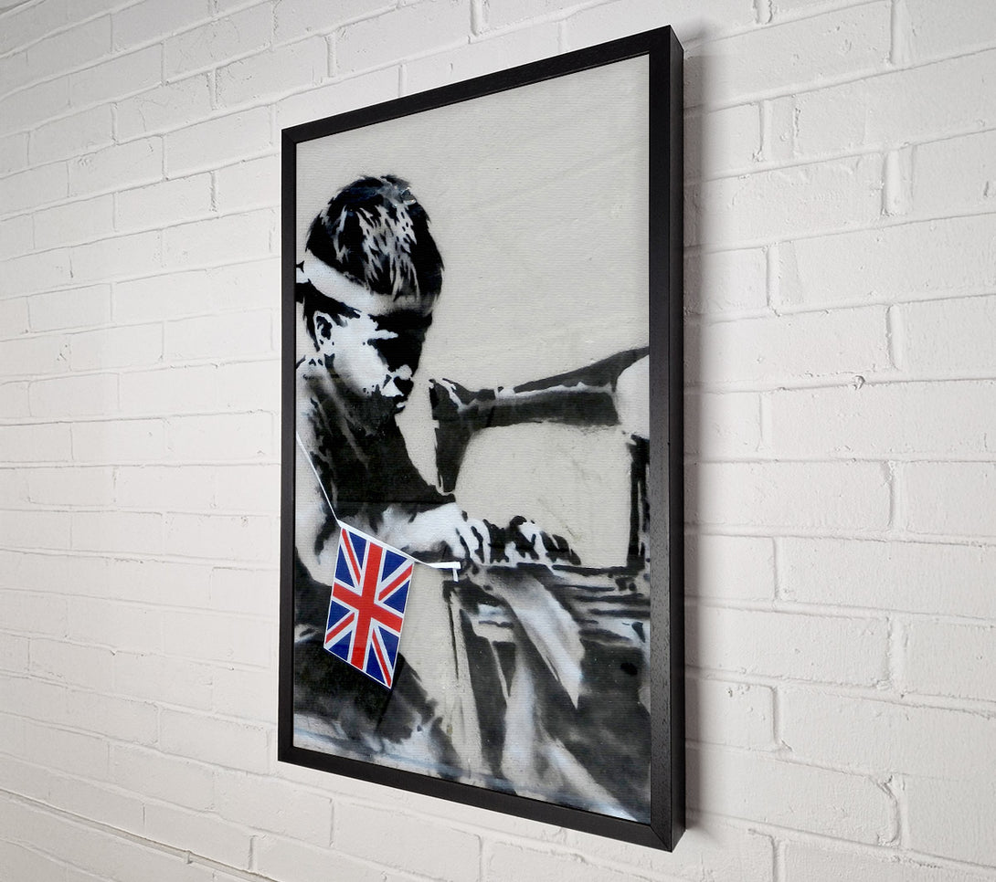  A Canvas Print of Banksy Child Labour Canvas Print