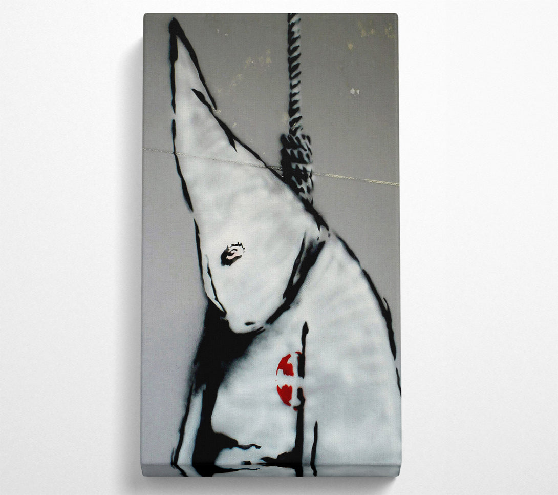  A Canvas Print of Banksy Clue Clucks Clan Hang Man Canvas Art