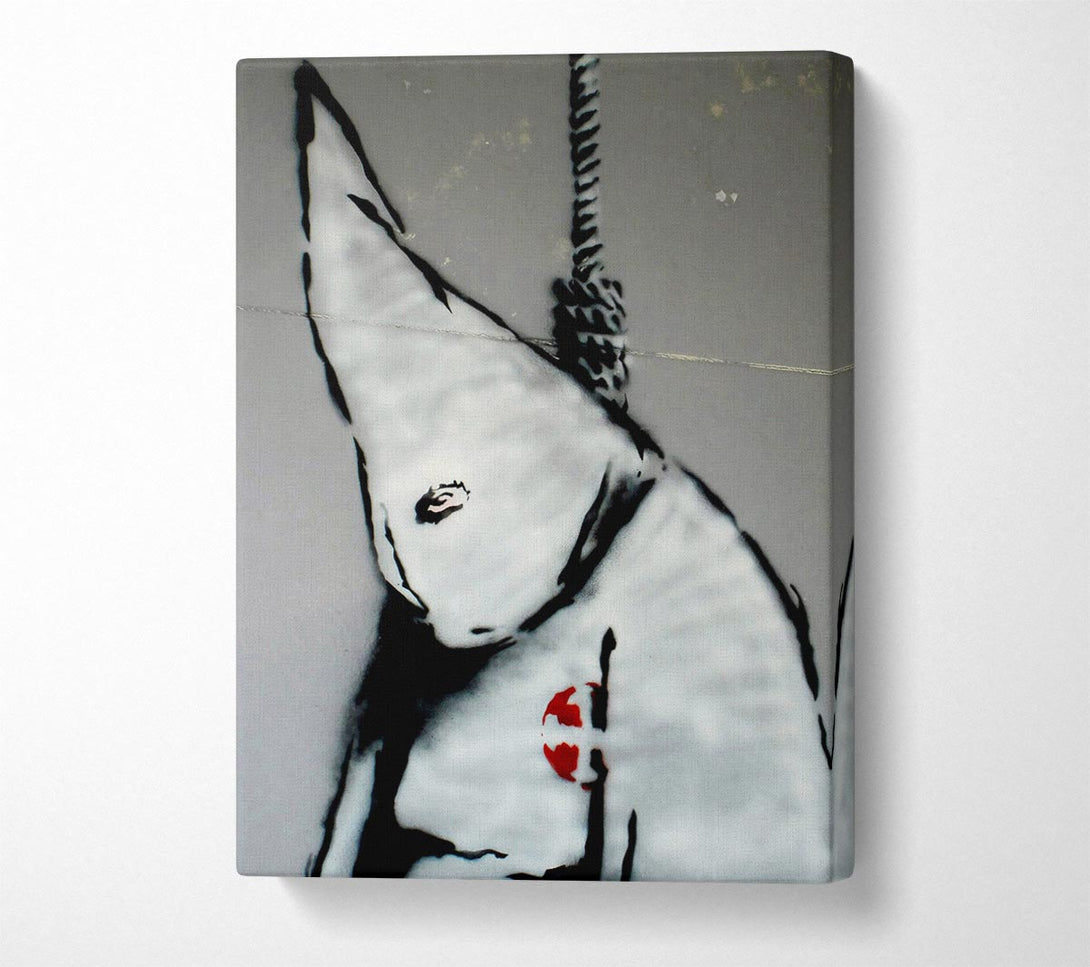  A Canvas Print of Banksy Clue Clucks Clan Hang Man Canvas Art