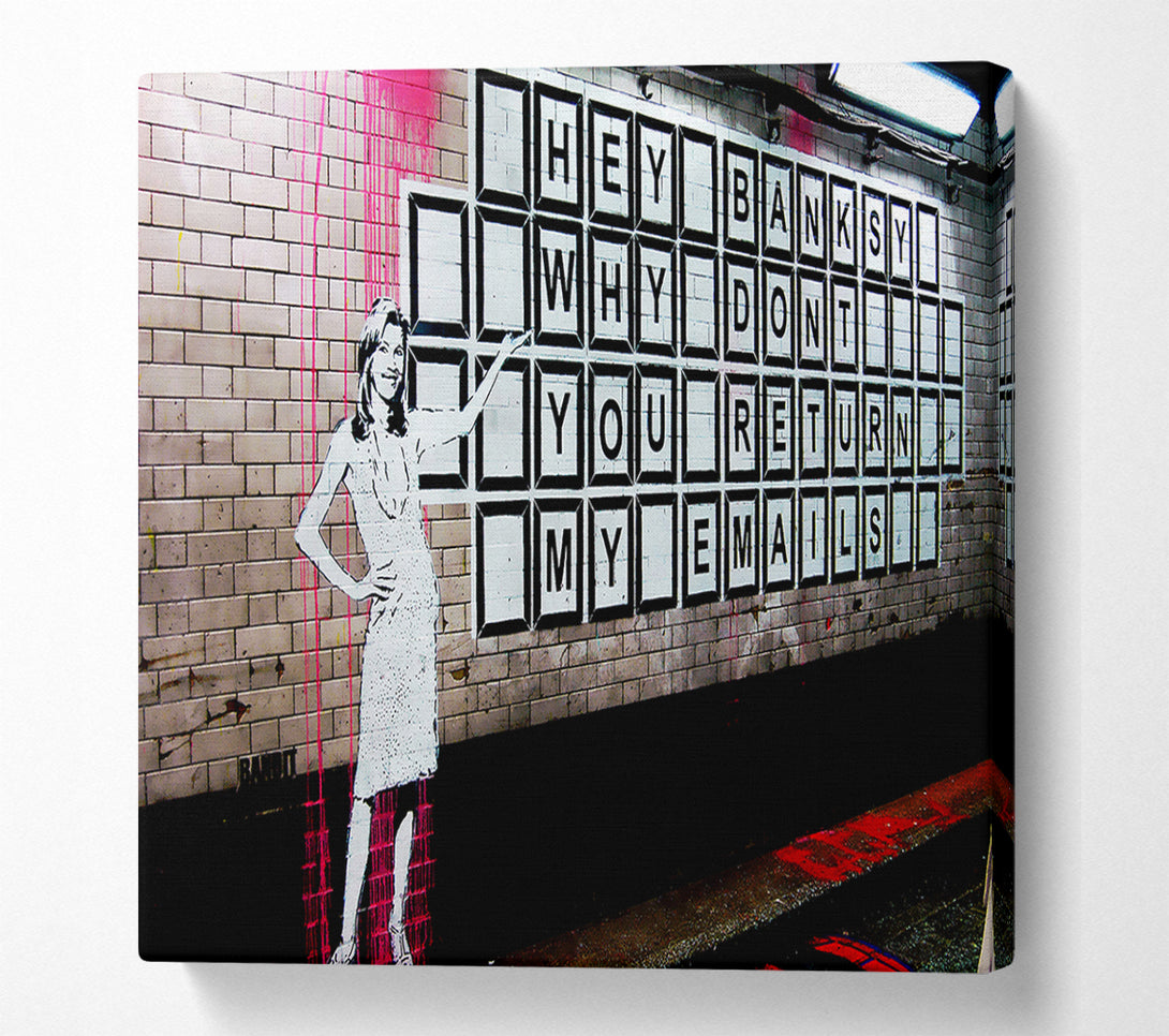  A Canvas Print of Banksy Countdown Canvas Art