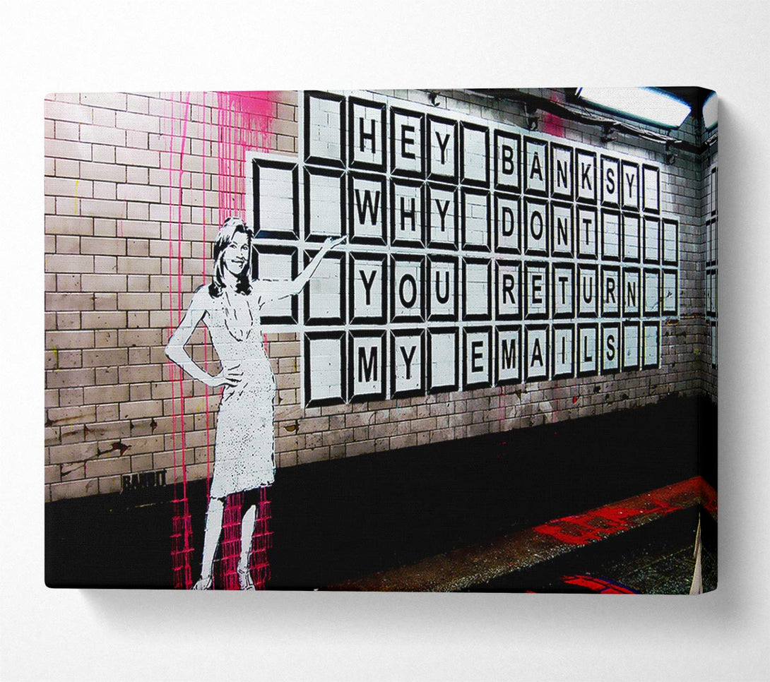  A Canvas Print of Banksy Countdown Canvas Art