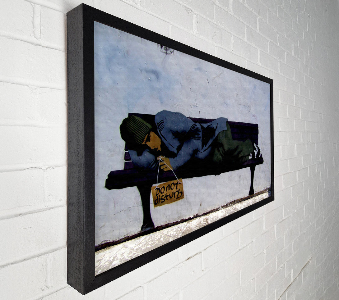  A Canvas Print of Banksy Do Not Disturb Canvas Art