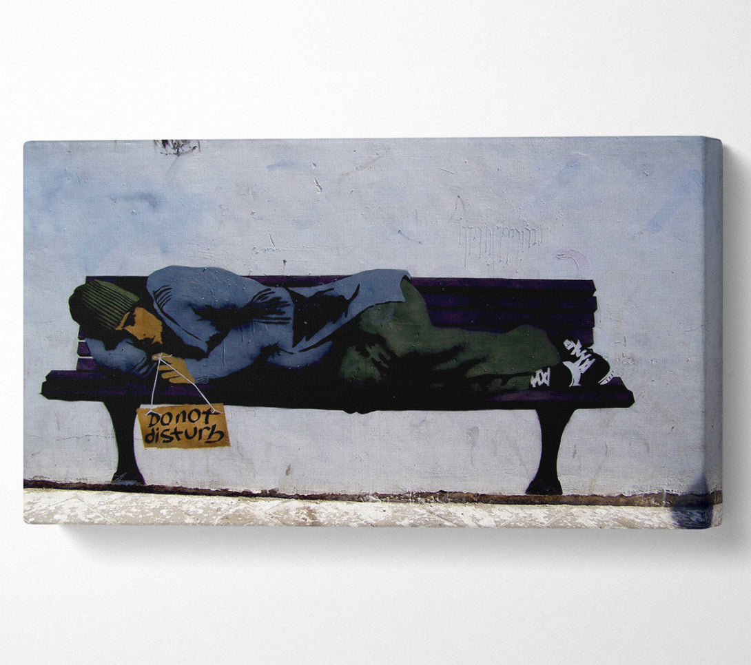  A Canvas Print of Banksy Do Not Disturb Canvas Art
