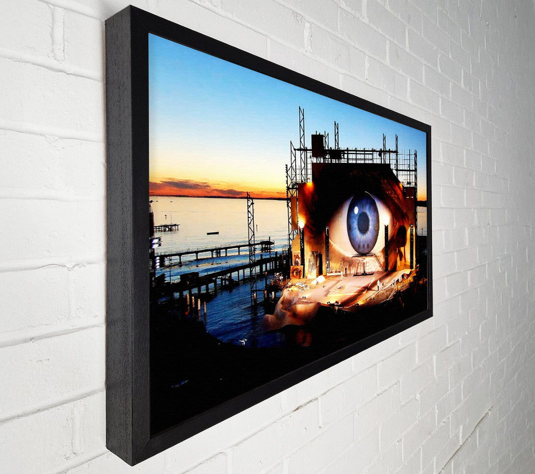  A Canvas Print of Banksy Eye Watching You Canvas Wall Art