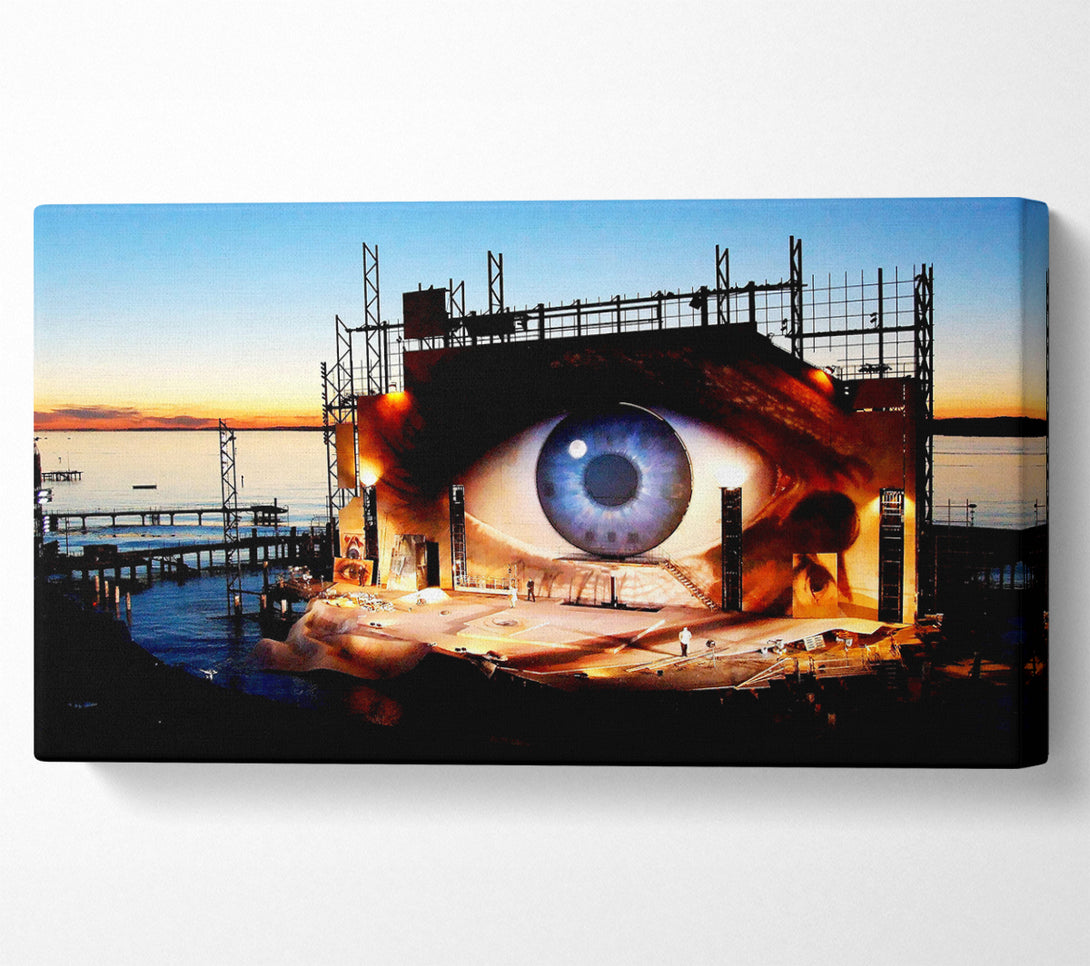  A Canvas Print of Banksy Eye Watching You Canvas Wall Art