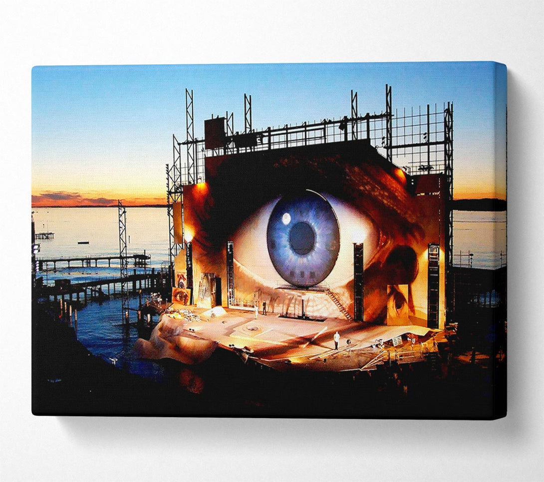  A Canvas Print of Banksy Eye Watching You Canvas Wall Art