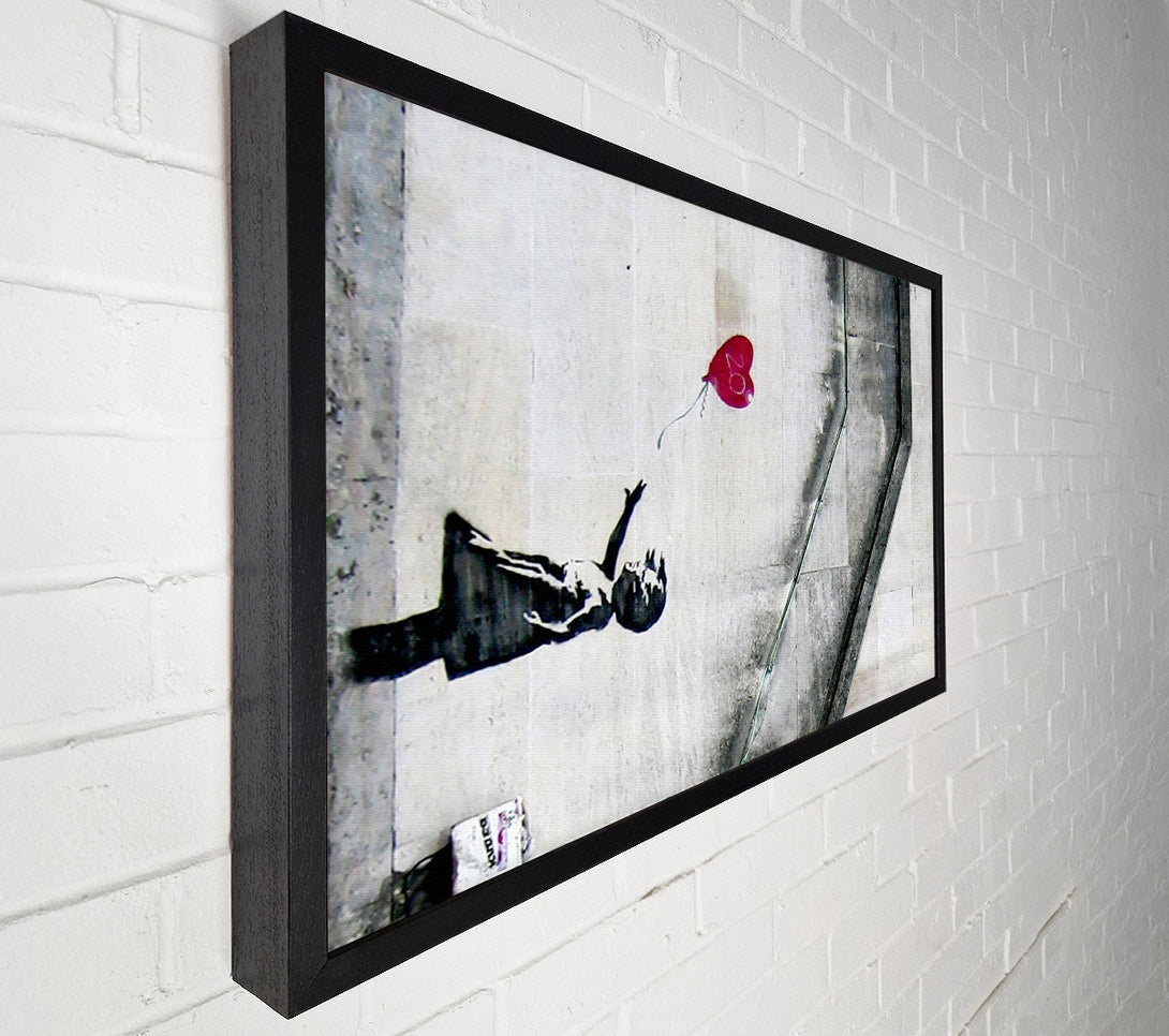  A Canvas Print of Banksy Heart Balloon Girl 20 Canvas Wall Art