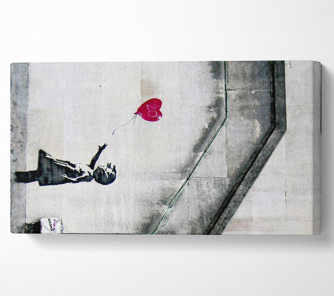  A Canvas Print of Banksy Heart Balloon Girl 20 Canvas Wall Art