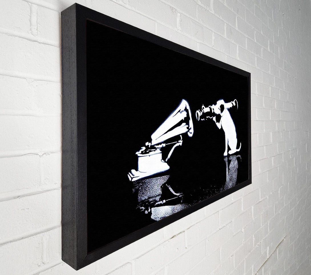  A Canvas Print of Banksy Hmv Dog Missile Canvas Print