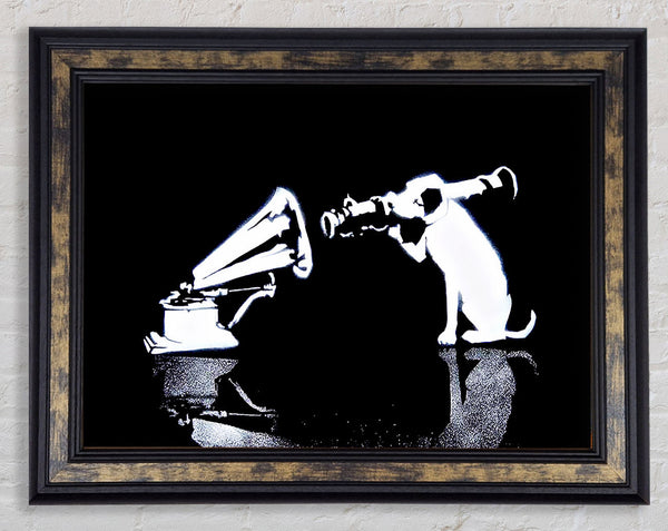 Hmv Dog Missile Framed Print