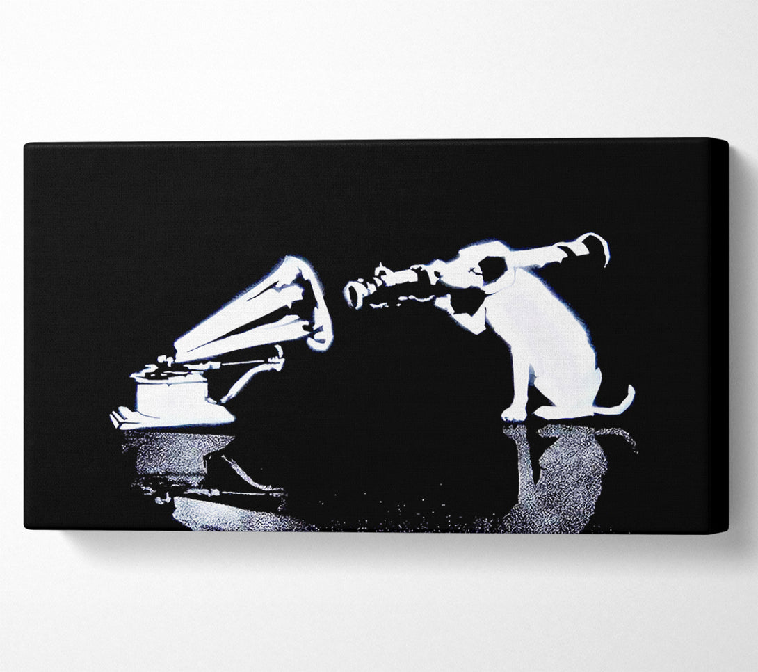  A Canvas Print of Banksy Hmv Dog Missile Canvas Print