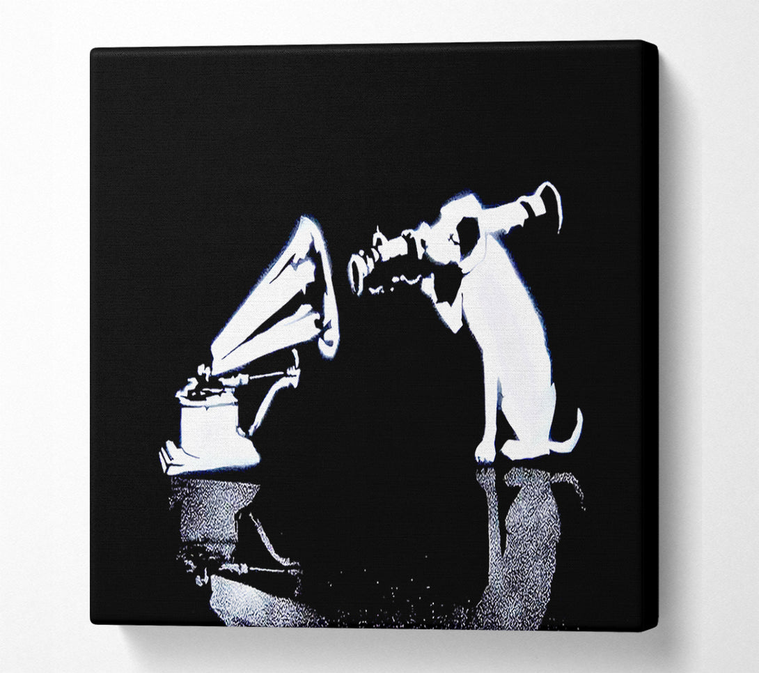  A Canvas Print of Banksy Hmv Dog Missile Canvas Print
