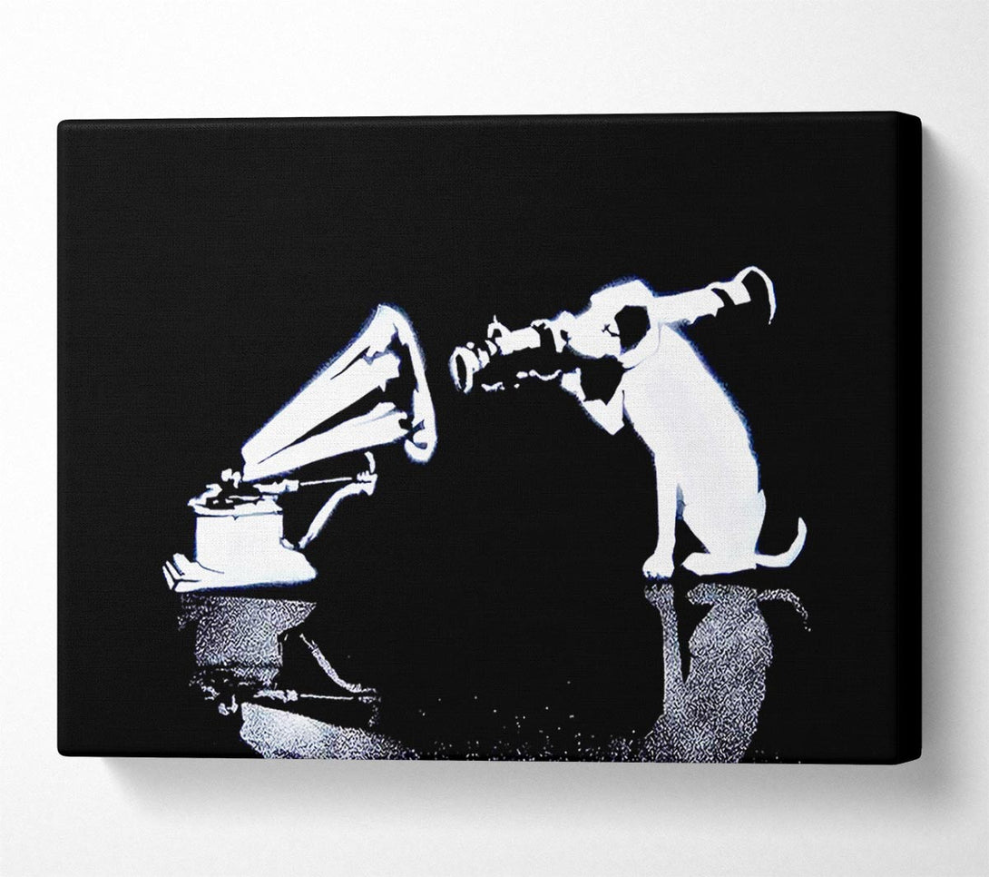  A Canvas Print of Banksy Hmv Dog Missile Canvas Print