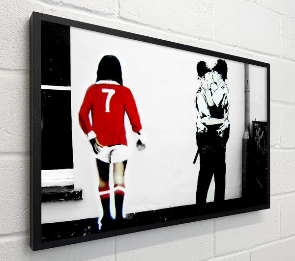 Banksy Kissing Coopers Football