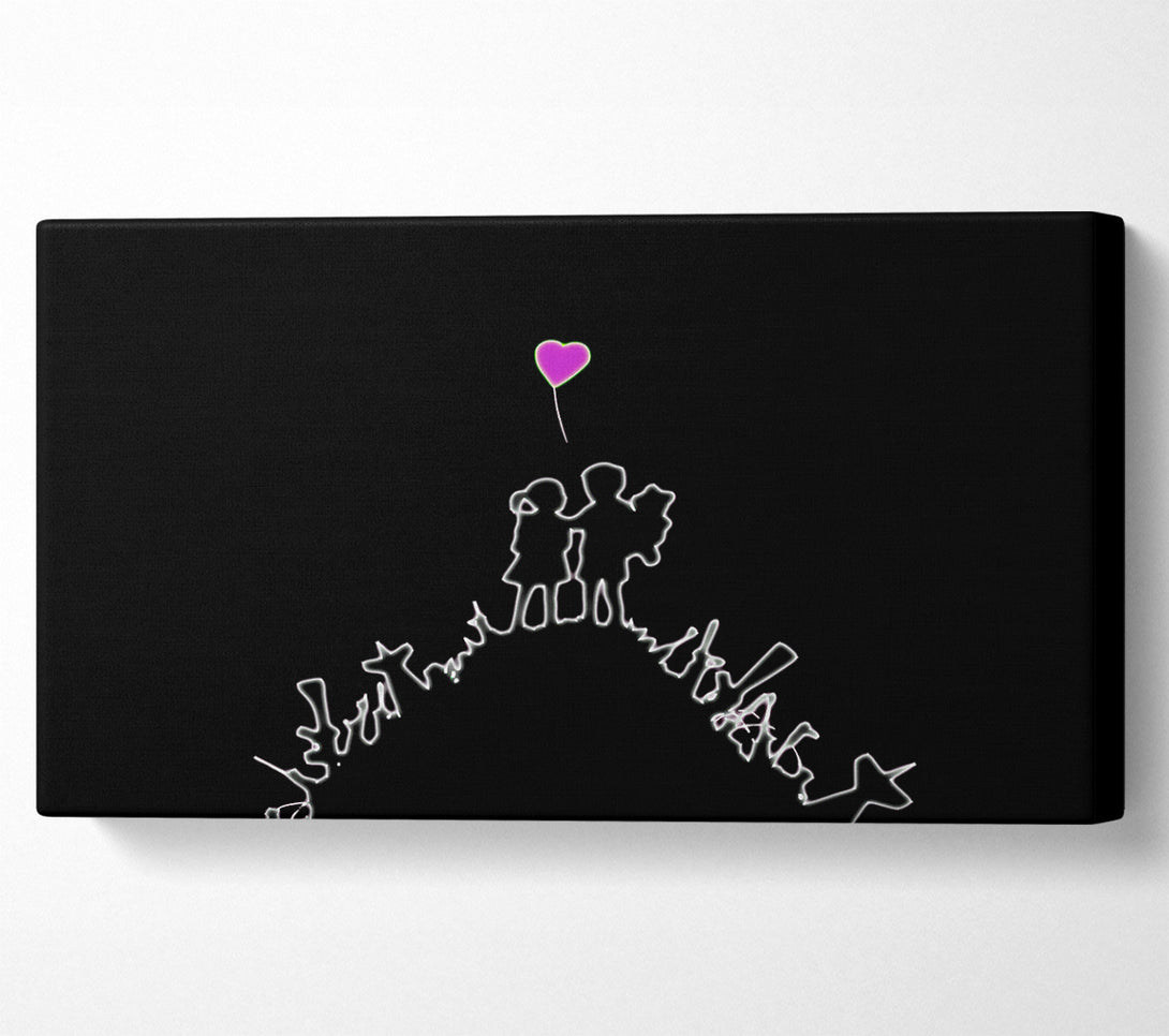  A Canvas Print of Banksy Love Victory Canvas Art