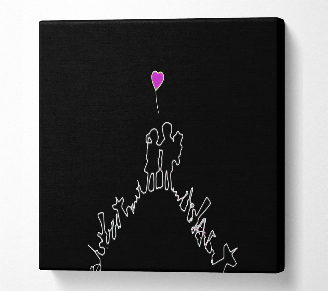  A Canvas Print of Banksy Love Victory Canvas Art