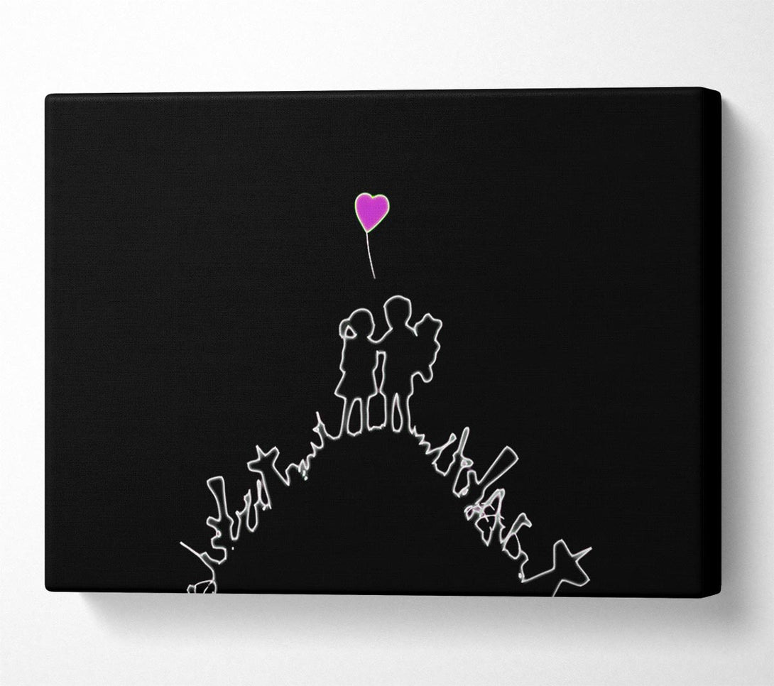  A Canvas Print of Banksy Love Victory Canvas Art