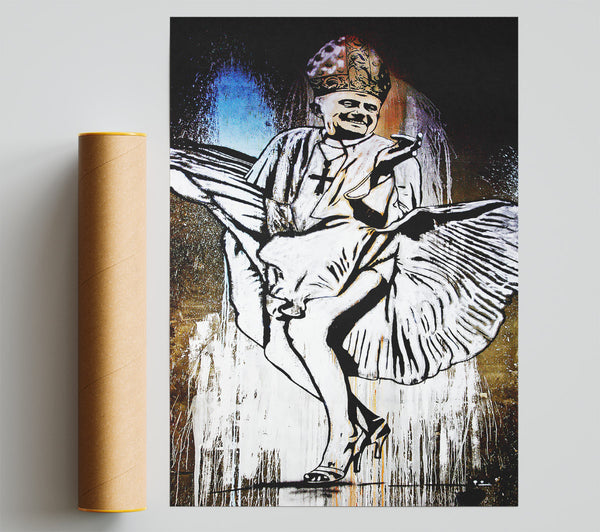 Banksy Marilyn Monroe Pope Print
