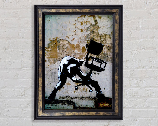 Office Chair Framed Print