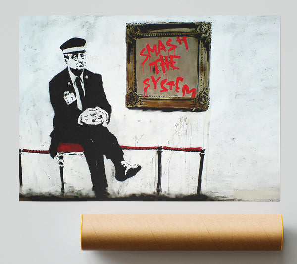 Banksy Protecting The Modern Art Poster