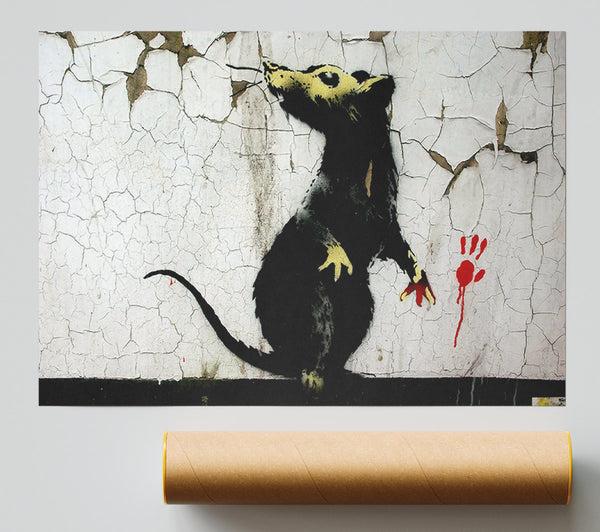 Banksy Rat Paw Print
