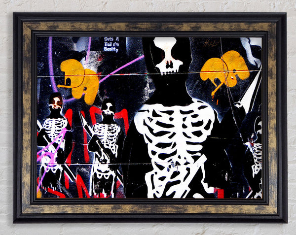 Skeleton Army Framed Print