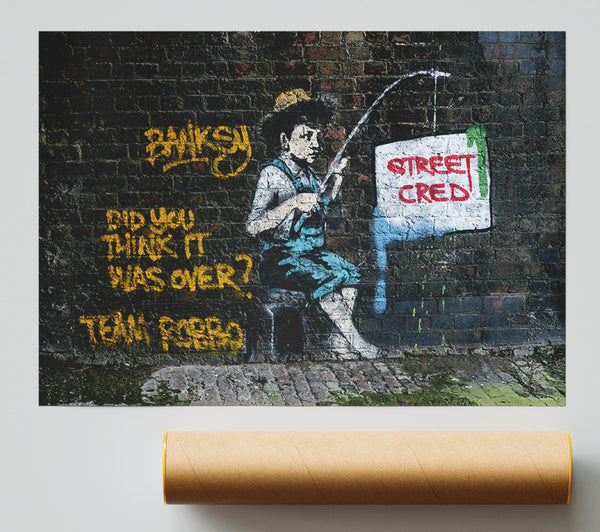Banksy Street Cred Poster