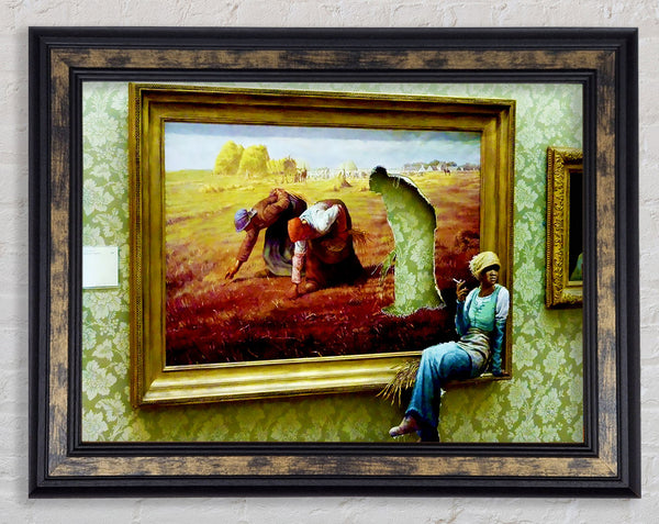 Taking A Break Framed Print