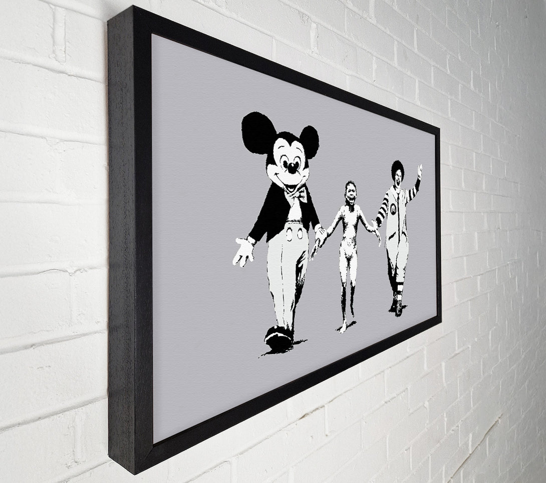  A Canvas Print of Banksy Third World Love Canvas Art