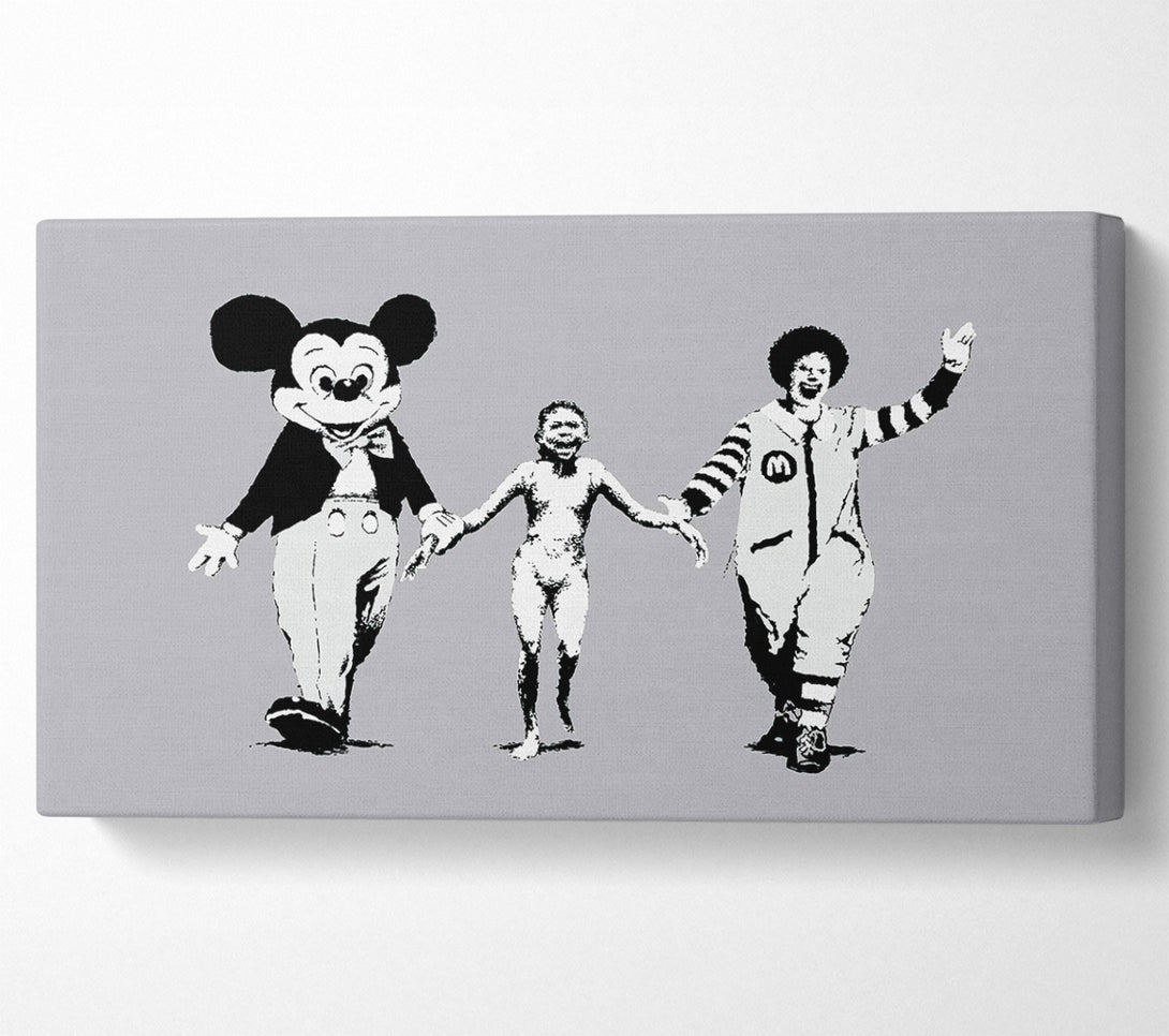  A Canvas Print of Banksy Third World Love Canvas Art