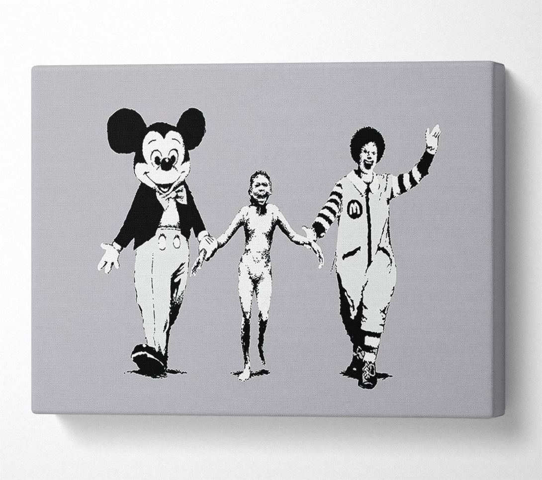  A Canvas Print of Banksy Third World Love Canvas Art
