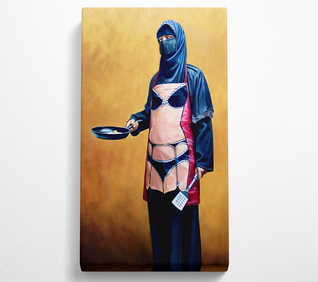 A Canvas Print of Banksy Would You Like Eggs Canvas Art