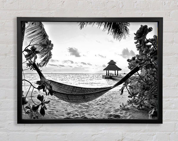 Tropical Paradise For Lovers Framed Print