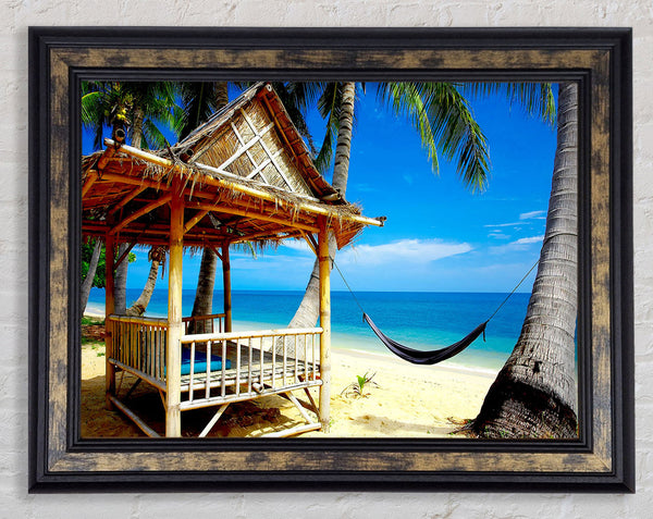 Tropical Resort- Framed Print