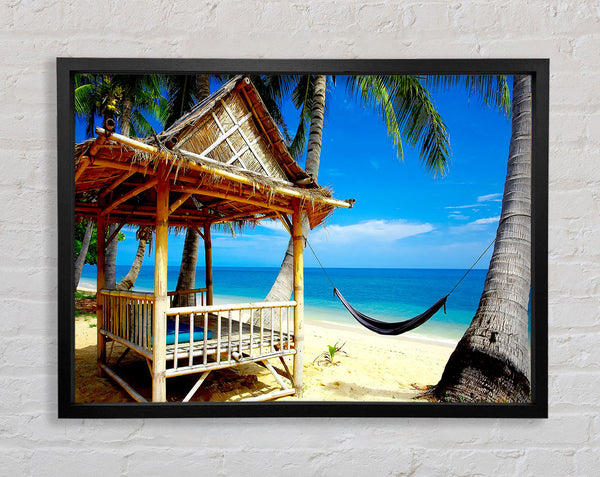 Tropical Resort- Framed Print