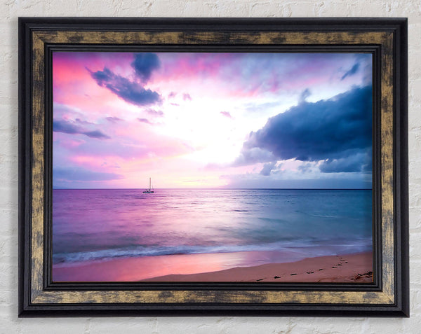 Twilight Pink Framed Print