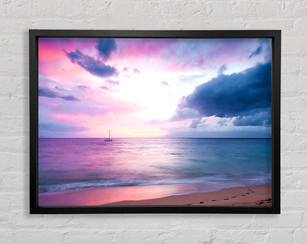 Twilight Pink Framed Print