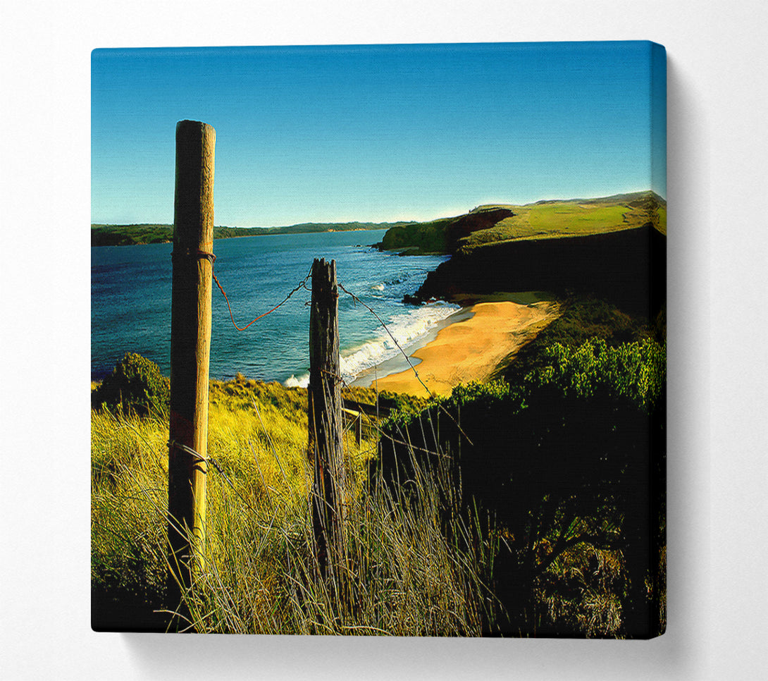  A Canvas Print of Wild Beach In England Canvas Wall Art
