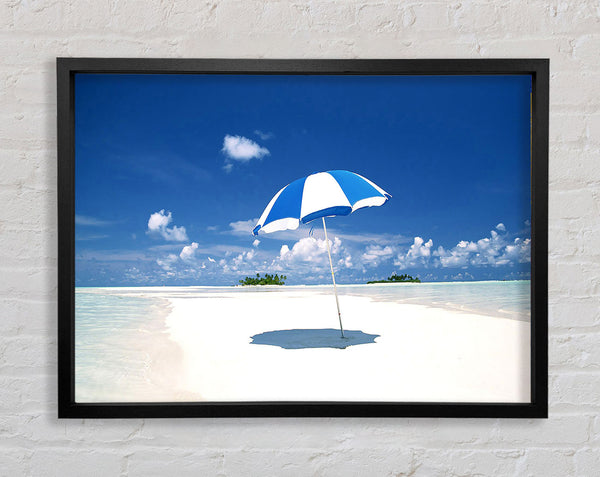 Beach And Sea Of Hawaii- Framed Print