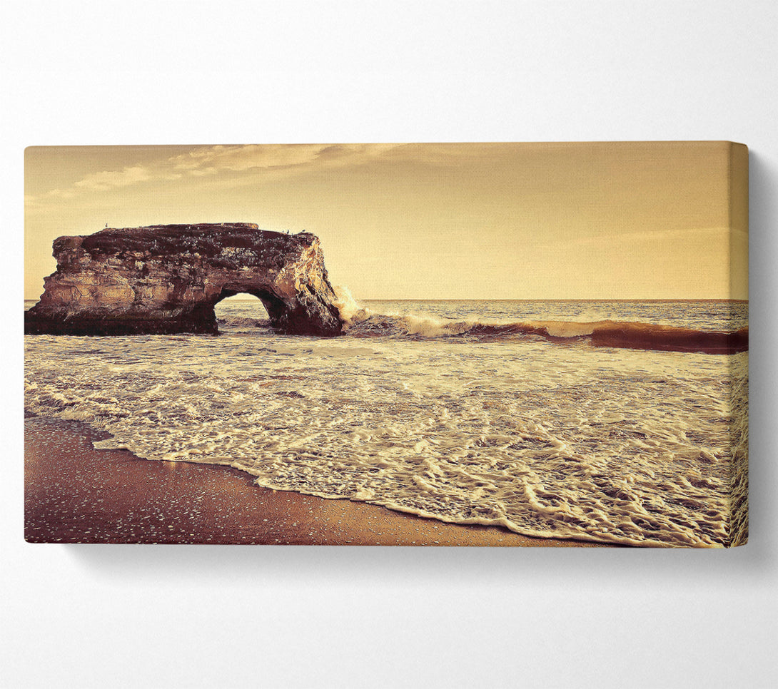  A Canvas Print of Beach Arch Canvas Wall Art