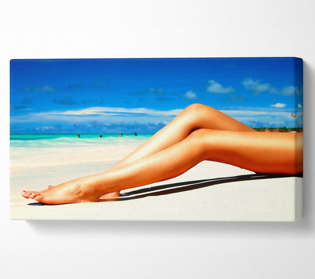  A Canvas Print of Beach Hottie Canvas Wall Art