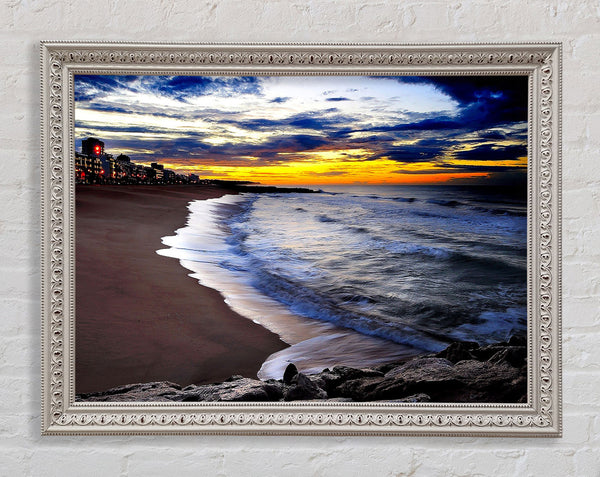 Beach Resort Framed Print