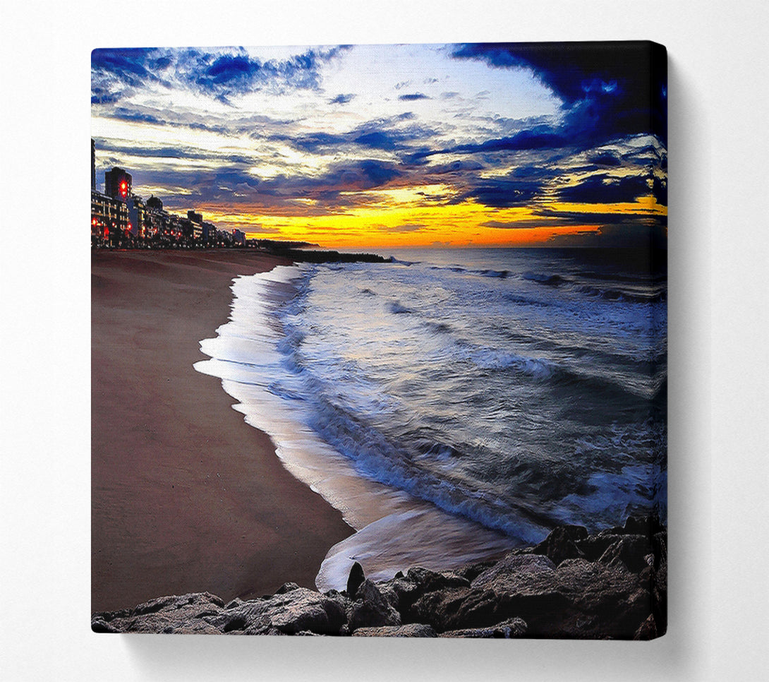 A Canvas Print of Beach Resort Canvas Art