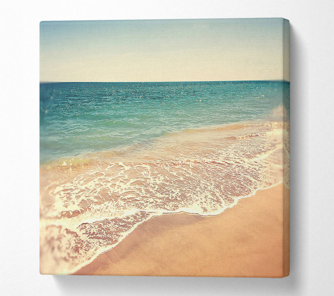  A Canvas Print of Sparkles From The Summer Ocean Canvas Art