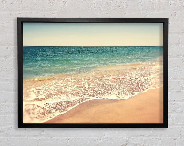 Sparkles From The Summer Ocean Framed Print