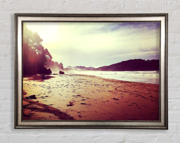 Mist From The Morning Rays Framed Print