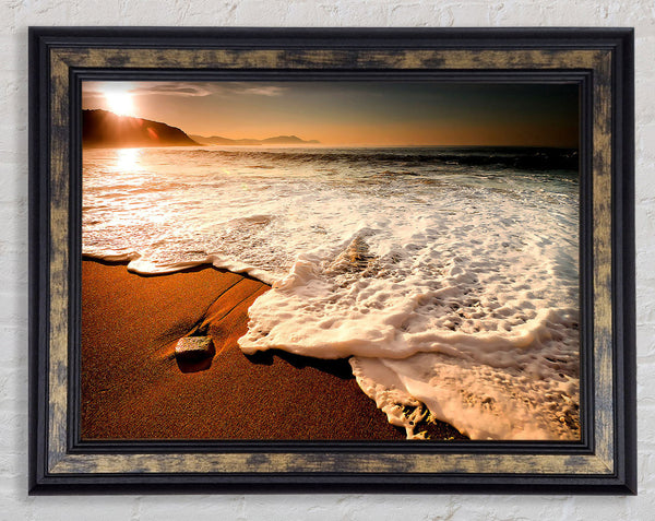 Sunset Ocean Delight Framed Print