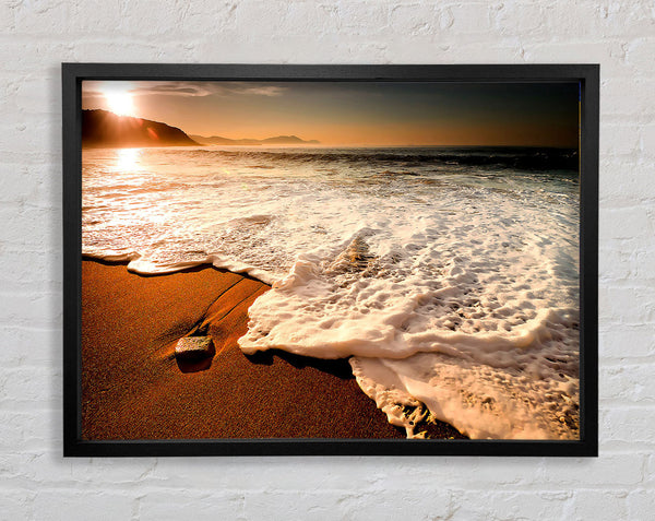 Sunset Ocean Delight Framed Print